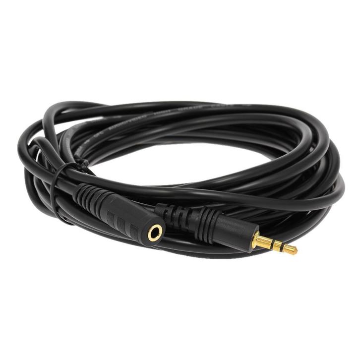 5%20Meter%20Audio%20Extension%20Cable%203.5mm%20Jack%20Male%20to%20Female%20AUX%20Cable%203.5%20mm%20Audio%20Extender%20Cord%20for%20Computer%20Phones%20Amplifier%20Black%20Size%205m%20-%20Image%204