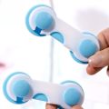 Anti-baby drawer lock child safety lock cabinet door baby cabinet refrigerator lock protective safety buckle lock anti-pinch finger.