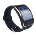 Band For Gear S R750 Replacement wristband Bracelet Watch Strap for Samsung Gear S SM-R750 Smart Watch Balck Navy blue color. 