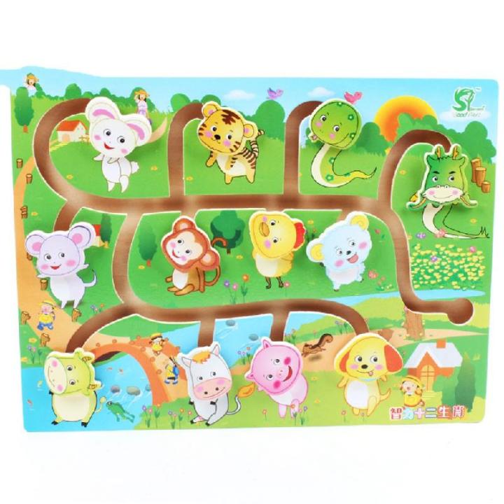 Wooden%20Montessori%20Kids%20Early%20Learning%20Slide%20Labyrinth%20Puzzle%2012%20Symbolic%20%20Body%20Matching%20Preschool%20Maze%20Educational%20Toys%20-%20Image%206