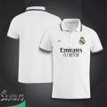 Real Madrid Short Sleeve Collar Polo Football Jersey For Men - Half Sleeve Collar Polo Real Madrid t shirt - Real Madrid Fan Jersey.