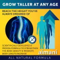 Height Growth Calcium Vitamin D Pills Natural Vegan Capsules To Grow Taller Bone Strength Without Growth Hormone 200 Softgel. 