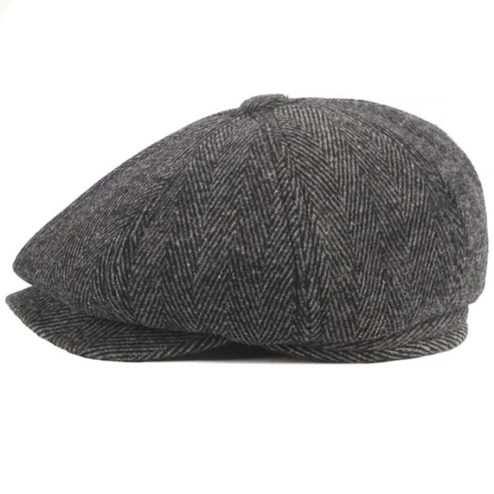Beanie Cap Cotton Beret Hat Autumn Winter Cap Hat Thick Warm Men