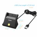 USB 2.0 Smart Card Reader CAC ID,Bank card,sim card cloner connector cardreader adapter pc computer laptop accessories. 