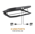 TCLP-88 Cooling Pad For 13-17 Inch Laptops Gaming Notebook with 2 large Fans.