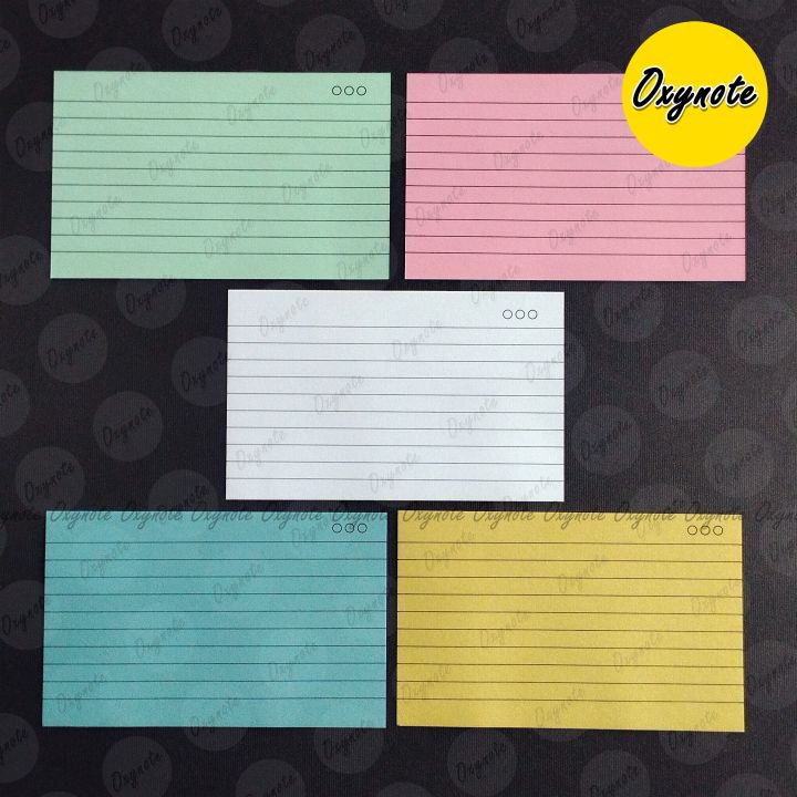 OXYNOTE%203x5%20inch%20Ruled%20Index%20Flashcards%20-%2050%20Cards%20-%20Suitable%20for%20Exam%20Preparation,%20Cheat%20Sheets,%20Short%20Notes,%20Syllabus%20Revision%20(Both%20Side%20Ruled%20Card)%20-%20Image%202