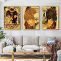 Classic Anime Death Retro Poster Aesthetic Prints Ryuk/Light/L·Lawliet Painting Manga Vintage Home Room Club Art Wall Decor. 