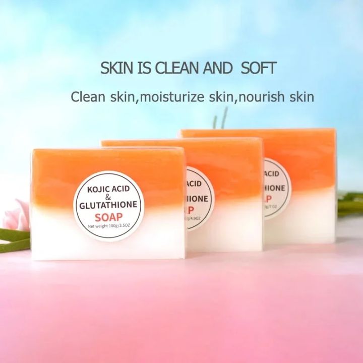 100g%20Kojic%20Acid%20Soap%203%20Colors%20Option%20Glutathione%20Skin%20Lightening%20Soap%20Hand%20Made%20Bleaching%20Soap%20Brightening%20Face%20-%20Image%202