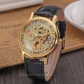 A generation of foreign trade wholesale t Winner watch full hollow men's and women's lovers mechanical watch.