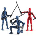 Lucky Robot 13 Action Figure, 3D Printed Multi-Jointed Movable Robot Action Figure, Dummy Robot 13 Action Figure for Kids Adults. 
