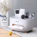 Desktop Tissue Storage Box – Organizer for Phones, Remotes & Stationery.