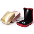 LED Light Storage Box Pendant Bead Treasure Box Faced LED Light Box LED Light Jewelry Box Piano Lacquer Jewelry Box. 