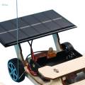 Wooden Solar Model Cars, Science Kits for Kids, Electronic Assembly Solar Powered Toy Kits. 