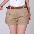Women's Summer Style Shorts Ladies Loose Clothing Cotton Casual Short Pants Denim White Khaki Hot Woman Shorts.