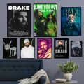Hot Rapper D-Drake Poster Home Room Decor Livingroom Bedroom Aesthetic Art Wall Painting Stickers. 