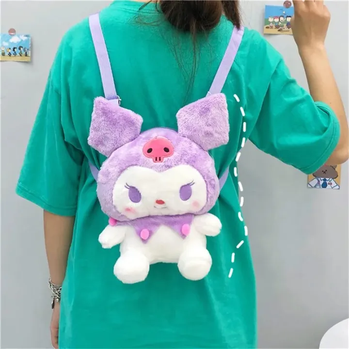 New%20Sanrio%20Kuromi%20Plush%20Bag%20Children%20Plush%20Bag%20Girls%20Backpack%20Kawaii%20Stuffed%20Toys%20Plushie%20Cartoon%20Women%20Bags%20Boys%20Birthday%20Gifts%20-%20Image%203