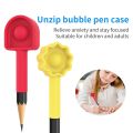 Fidget Toys Simple Dimple Anti-Pressure Toys Decompression Push Bubbles Children Squeeze Toys Keychain Pen Cap Case Extension.