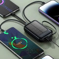 Custom Design Solar Charger Power Bank Emergency Outdoor Camping Solar Mobile Power Bank -Dmart. 