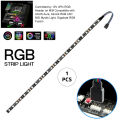 RGB SMD5050 LED Strip Light for Modding PC CASE LED Light Strip 12V 4 PIN GRB Compatible with ASUS Aura Sync Gigabyte RGB Fusion MSI Mystic Light ASRock RGB.