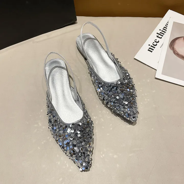 Glittering%20fairy%20style%20evening%20toe%20sandals%202024%20summer%20new%20sequined%20pointed%20toe%20back%20hollow%20flat%20slippers%20women%20-%20Image%202