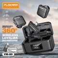 PLOKAMA VM-80 Wireless Lavalier Microphone Set – Professional Plug & Play Mic for Vlogging, Interview & Live Streaming |.