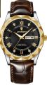 Men's Leather Strap Watch Luxury Fashion Quartz Watch.
