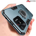 Pluscase for Xiaomi Redmi 10C ring stand Holder case hard back shockproof cover.