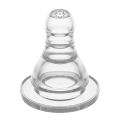 2Pcs  Feeder Bottle  Silicone Nipples Replace for 6months+ Baby. 