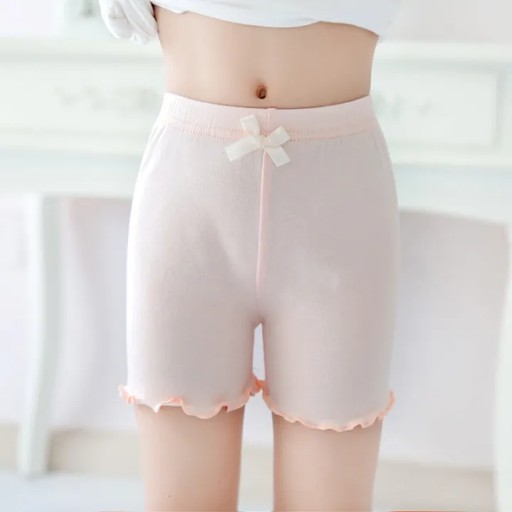 New%20Girls%20Shorts%20Modal%20Princess%20Bow%20Ruffle%20Children%20Saft%20Short%20Pants%20Soft%20Candy%20Color%20Boxer%20Short%20Leggings%20Kids%20Clothing%20-%20Image%203