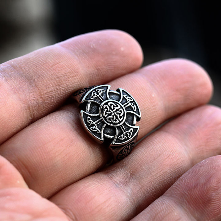 Wholesale%20Stainless%20Steel%20Celtic%20Knot%20Nordic%20Viking%20Rings%20Jewelry%20For%20Men%20-%20Image%204