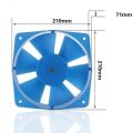 200FZY7-D Single Flange AC380V 65W Fan Axial Flow Fan Fan Electric Box Cooling Fan Wind Direction Adjustable.
