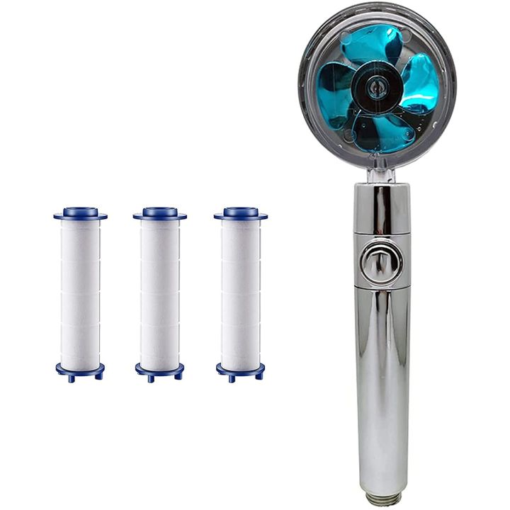 High Pressure Shower Heads, with 3 Filters, Turbocharged Shower Head