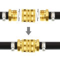 1Pc Two-Way Female Connector Solid Brass Garden Hose Adapter 3/4 Female-To-Female Hose Adapter For Irrigation Connector Conbo. 