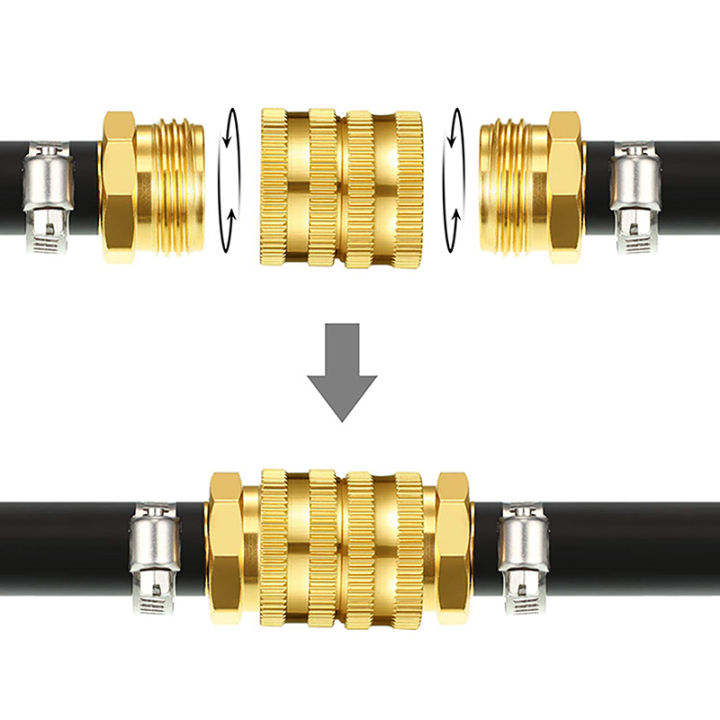 1Pc%20Two-Way%20Female%20Connector%20Solid%20Brass%20Garden%20Hose%20Adapter%203/4%20Female-To-Female%20Hose%20Adapter%20For%20Irrigation%20Connector%20Conbo%20-%20Image%205