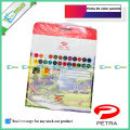 Petra Color Pencils 3.5 mm Diameter Pack of 24 Colors shade.