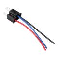 H4 Male Head Extension Connector Plug Socket with Wire Harness Heavy Duty. 