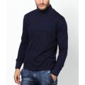 Men’s High neck sweater (Dark blue). 