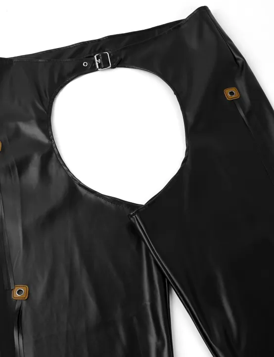 Mens%20Lingerie%20Open%20Crotch%20Pants%20West%20Cowboy%20Costume%20Faux%20Leather%20Crotchless%20Chaps%20with%20Fringed%20Details%20Buckled%20Loose%20Long%20Pants%20-%20Image%204