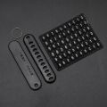 Bicycle/Car/Auto Motor Cycle Key Ring Anti-Lost Number Plate Mobile Number. 