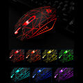 HXSJ Keyboard & Mouse Combo USB Wired Keyboard Mouse Combo Gaming Keyboard Mouse Set 104 Keys Keyboard Ergonomic Mouse Combo Black. 