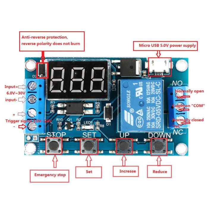 Micro%20USB%205%20Digital%20LED%20Display%20Trigger%20Automation%20Delay%20Cycle%20Timer%20Control%20Switch%20Relay%20Module%20-%20Image%203