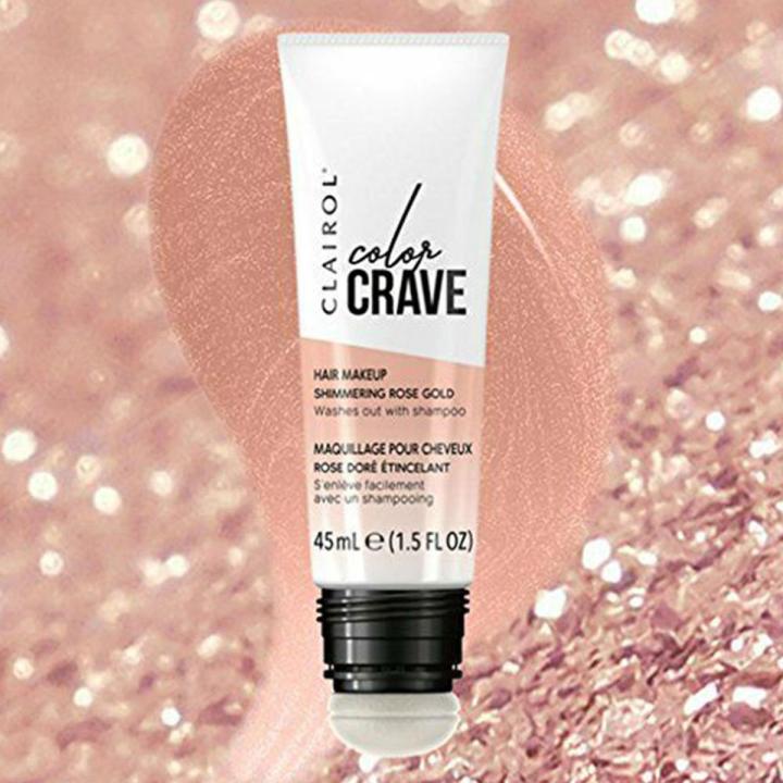 Clairol Colour Crave Hair Makeup 45ml - Shimmering Rose Gold ( U.S.A )