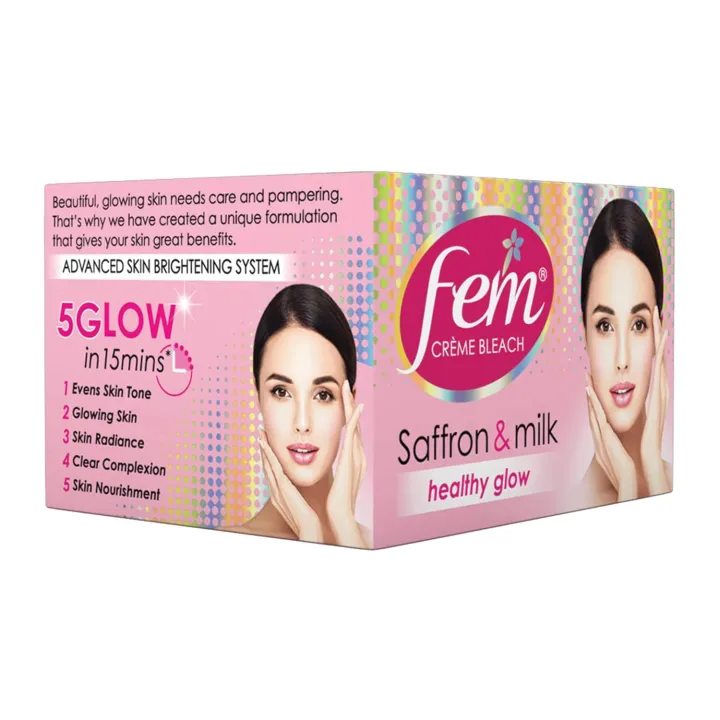 Fem%20Fairness%20Saffron%20&%20Milk%20Cr%C3%A8me%20Bleach%20(India)%20-%2024g%20-%20Image%203