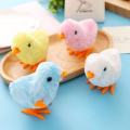 Clockwork Plush Chicken Simulation animal plush jumping stail children's toys -1pcs.