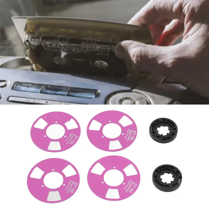 Blank%20Metal%20Reel%20Cassette%20Tape,%204%20Reels%202%20Wheel%20Reliable%20DIY%20Reel%20To%20Reel%20Cassette%20Retro%20for%20Music%20Recording%20-%20Image%209