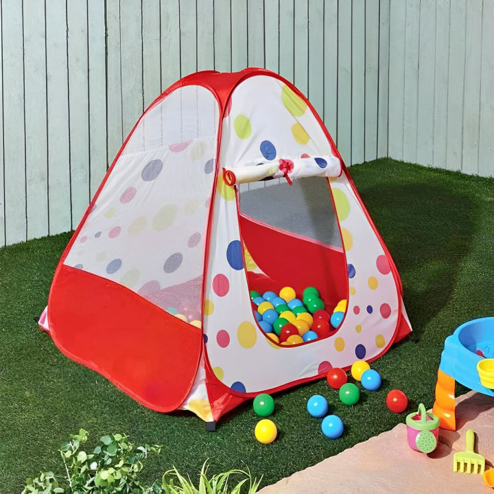 Baby%20Tent%20Play%20House%20for%20Kids%20With%2050%20pcs%20plastic%20balls%20-%20Image%202