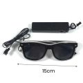 High-definition Lenses Sunglasses Plastic Sunglasses Neon Glow Party Sunglasses with Led Lights for Kids Adults Hop for Ktv.