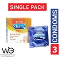 Durex Extra Dotted / Sensation Dotted Condoms For Men | 3pcs Pack. 