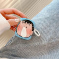 【NShisasN】Cartoon Crayon Shin-Chan Boochan Rotable Earphone Case for Airpods1/2Nd Case Airpodspro2 Apple Headphones Case Bluetooth 3Rd. 