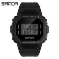 SANDA Watch 293 Digital Watch Men Women 50M Waterproof Sports Watches Male Ladies Clock Electronic Square Watch Lover's Wrist.